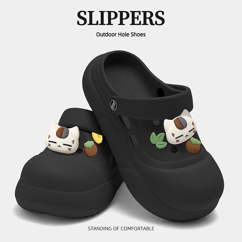 Hole shoes wear summer thick-soled new EVA soft-soled non-slip bag head sandals