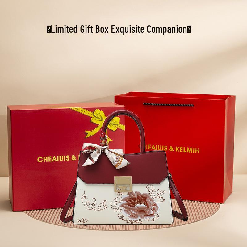 Red Women's Crossbody Handbag - Perfect Mom & Wedding Gift for Ladies, Ideal for Banquets & Birthdays