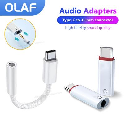 Type-C Male To 3.5mm Female Aux Audio Adapter USB C To 3.5mm Jack Wired Headphones Converter For iPhone15 Samsung Galaxy S23 S22