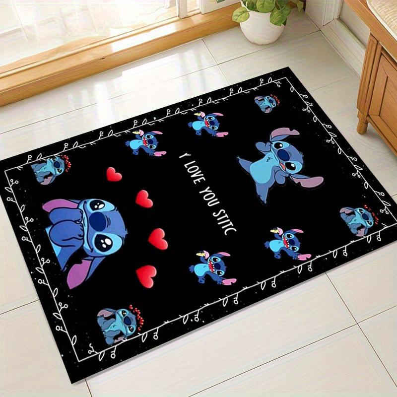 

1pc. Cute Stitch Patterned Rug for Home Decor, Office Carpet, Chair Cover, Outdoor Mat, Gift Ideaz0410120 60cm by 90cm