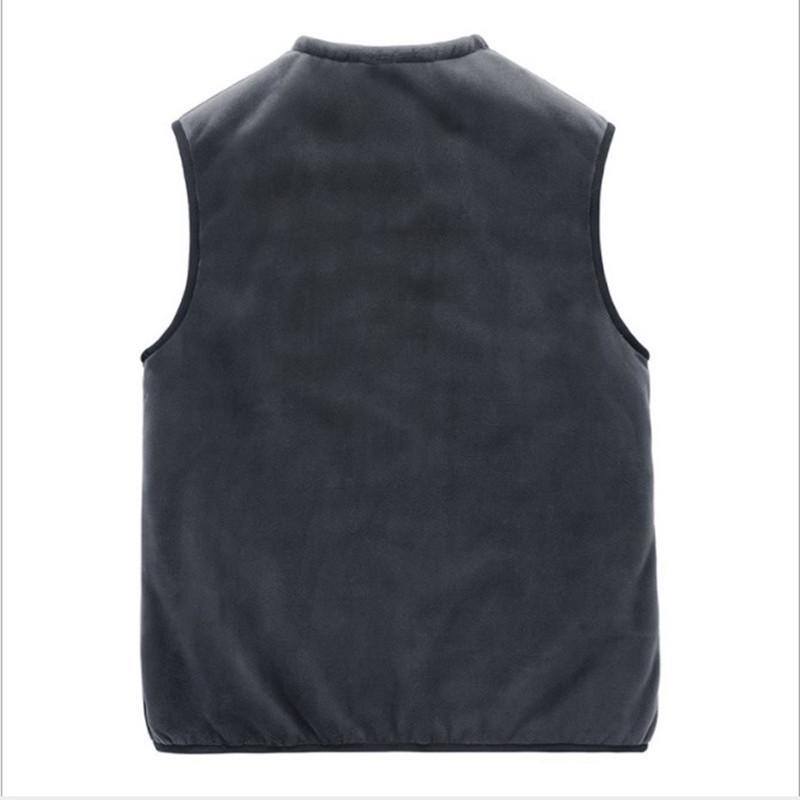 Podzimní a zimní vesta Pánská teplá vesta Velvet Vest S Plus