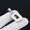 Honey Topaz Handcrafted 925 Sterling SIlver Pendant Small Pendant Honey Topaz Gemstone Silver Pendant For Gifts