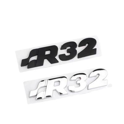 1 Stück Auto Metall R32 Logo Plakette Emblem Aufkleber Für Golf 2 3 4 5 Magotan Passat SR32 MK4 MK5 MK6 Auto Styling