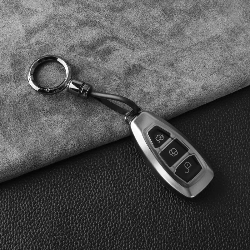 Tpu Car Key Case Cover For Ford Focus 3 4 St Mondeo Mk3 Mk4 Fiesta Fusion Kuga Ecosport Auto Key Shell Protection Accessories