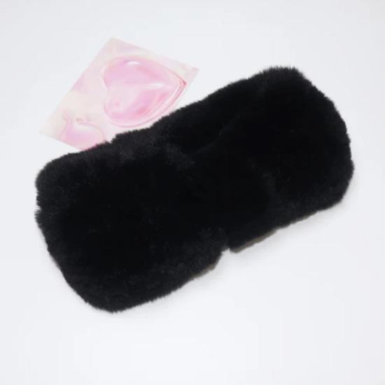 

Women Luxury Winter Rex Rabbit Fur Scarf Knitted Elastic Headband High Quality Real Fur Hair Band Fashion Hair Accessories Elasticity