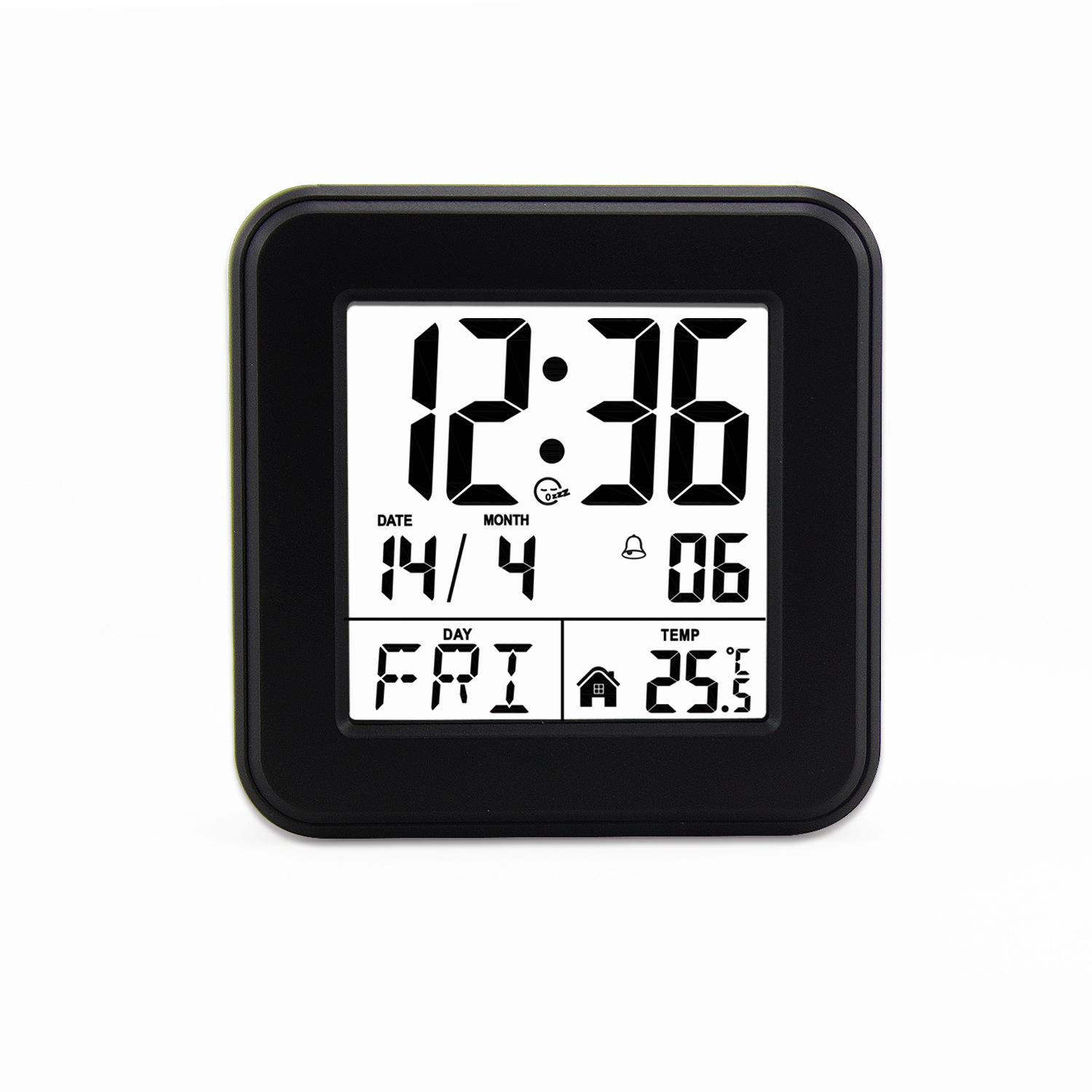 Cross-Border Simple LCD Digital Display Smart Alarm Clock for Students, Children, and Elderly - Luminous, Compact, and Easy Wake-Up.