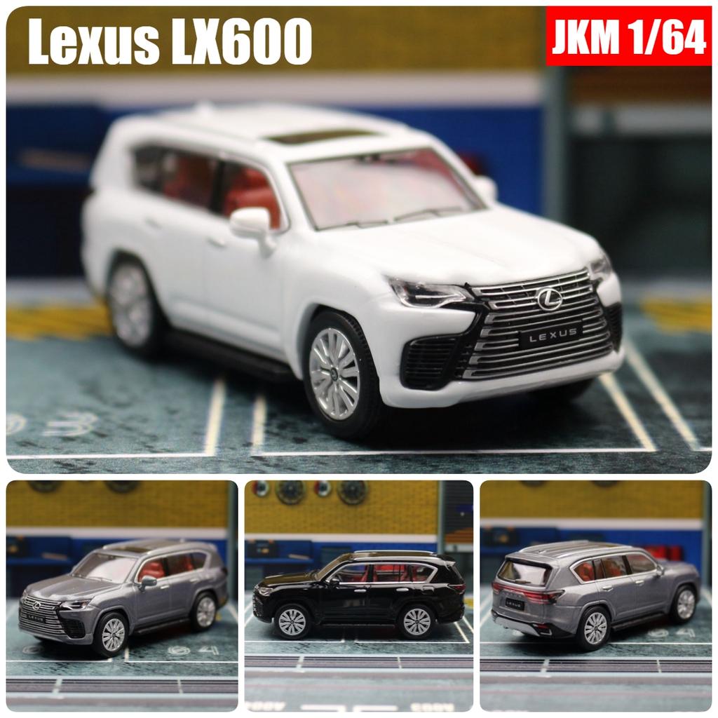 1/64 Lexus LX600 Miniaturmodell JKM Premium SUV Spielzeugauto Fahrzeug Freilaufräder Druckguss Zinklegierung Metall Sammlung Geschenk