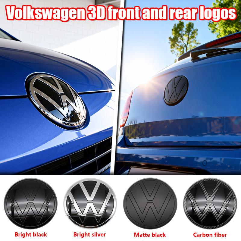 2026 Horké Pro Volkswagen VW 1ks 139mm 110mm Logo VW ABS Znak Kapota Auta Přední Mřížka Zadní Znak na Kufr Příslušenství Pro VW Polo 2019 2