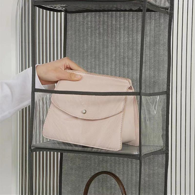 Wall-Mounted Multi-Pocket Organizer - Multi-Layer Storage Bag for Dorms and Homes
