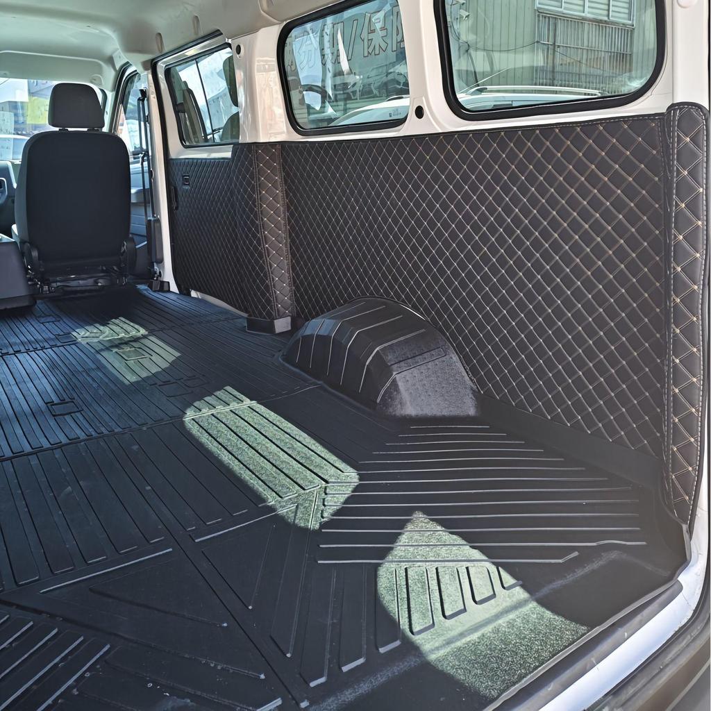Wear-Resistant TPE Floor Mats & Trunk Mat for Wuling Yangguang Passenger & Cargo 6-Seater Enclosed Cabin