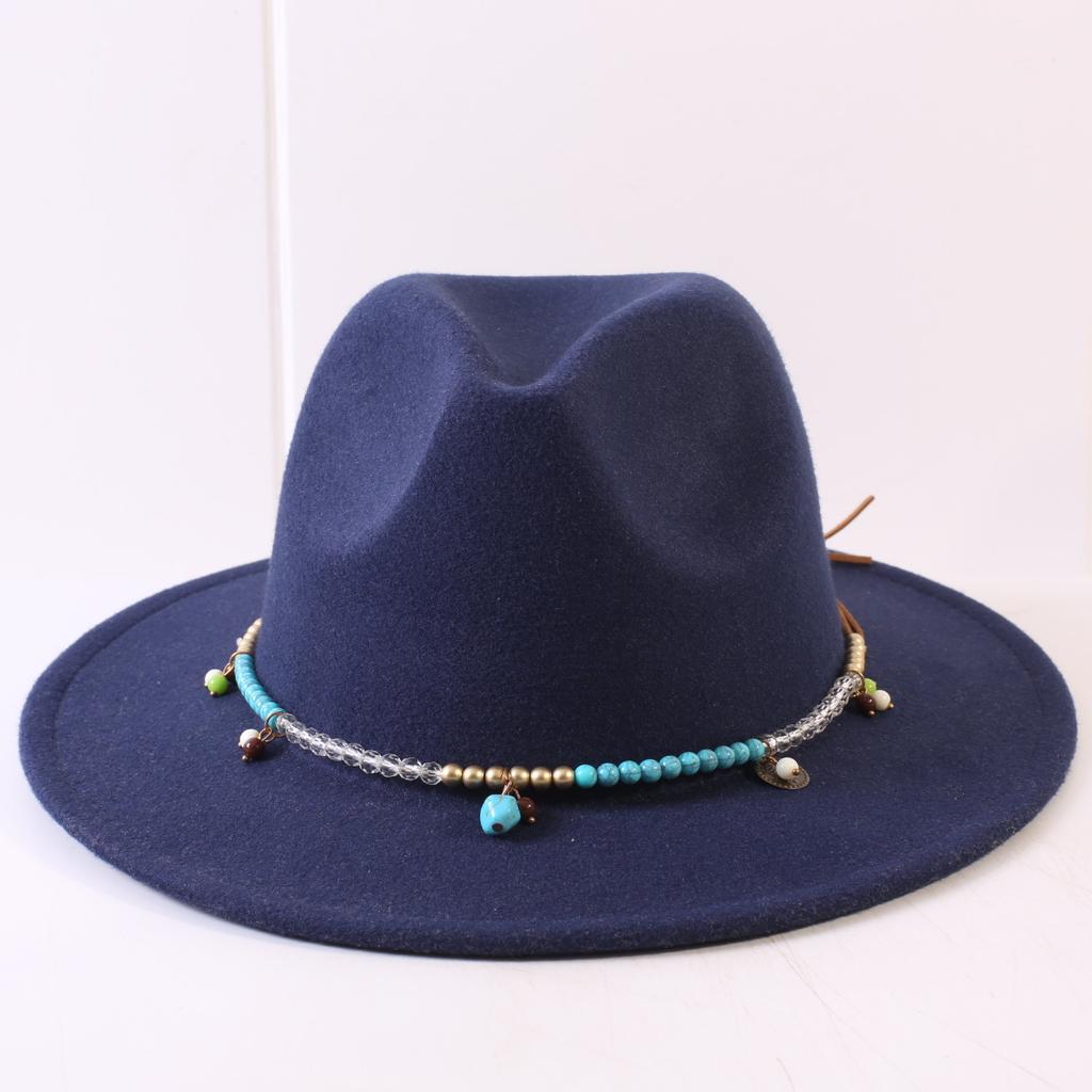 Popular European and American classic simple flat-brimmed top hat men's and women's fashionable and elegant versatile jazz hat top hat