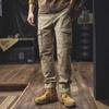 Pantaloni Cargo da Uomo S Vintage Paracadutista Gamba Dritta Multitasche