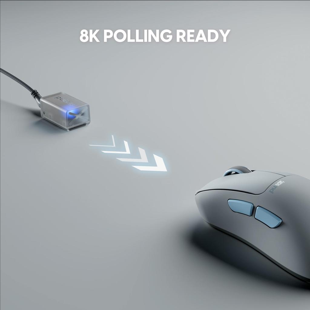 Pulsar Gaming Gears CrazyLight Series Wireless Gaming Mouse 44 1ms response 32000 Optical Switch Flagship Sensor - Ultra-lightweight grams, time, DPI,