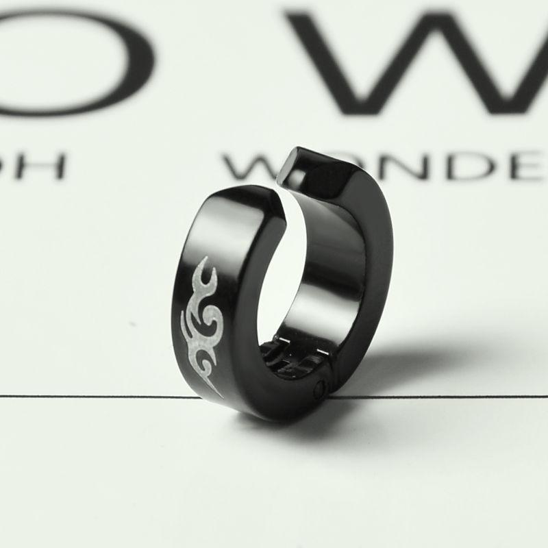 Pánské trendy magnetické náušnice a unisex falešné klipy na uši