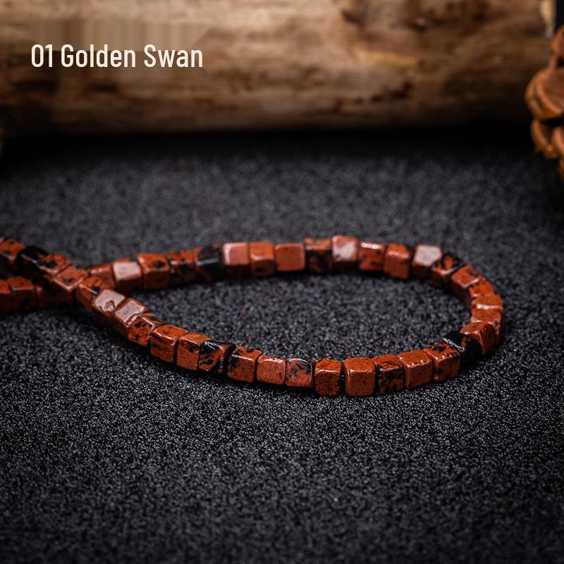 Cuentas de Cubo de Piedra Natural de 4 mm de Lapislázuli y Turquesa – Estilo Creativo