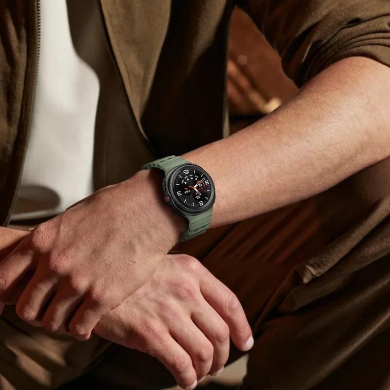 Sports Silicone Strap For Samsung Galaxy Watch 8 40 44mm Marine One-Tone Band Bracelet For Galaxy 8Classic 46MM Rubber Watchband