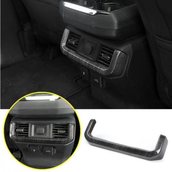 Rear Air Conditioner Vent Outlet Cover Trim For Ford F150 + Black Wood Grain