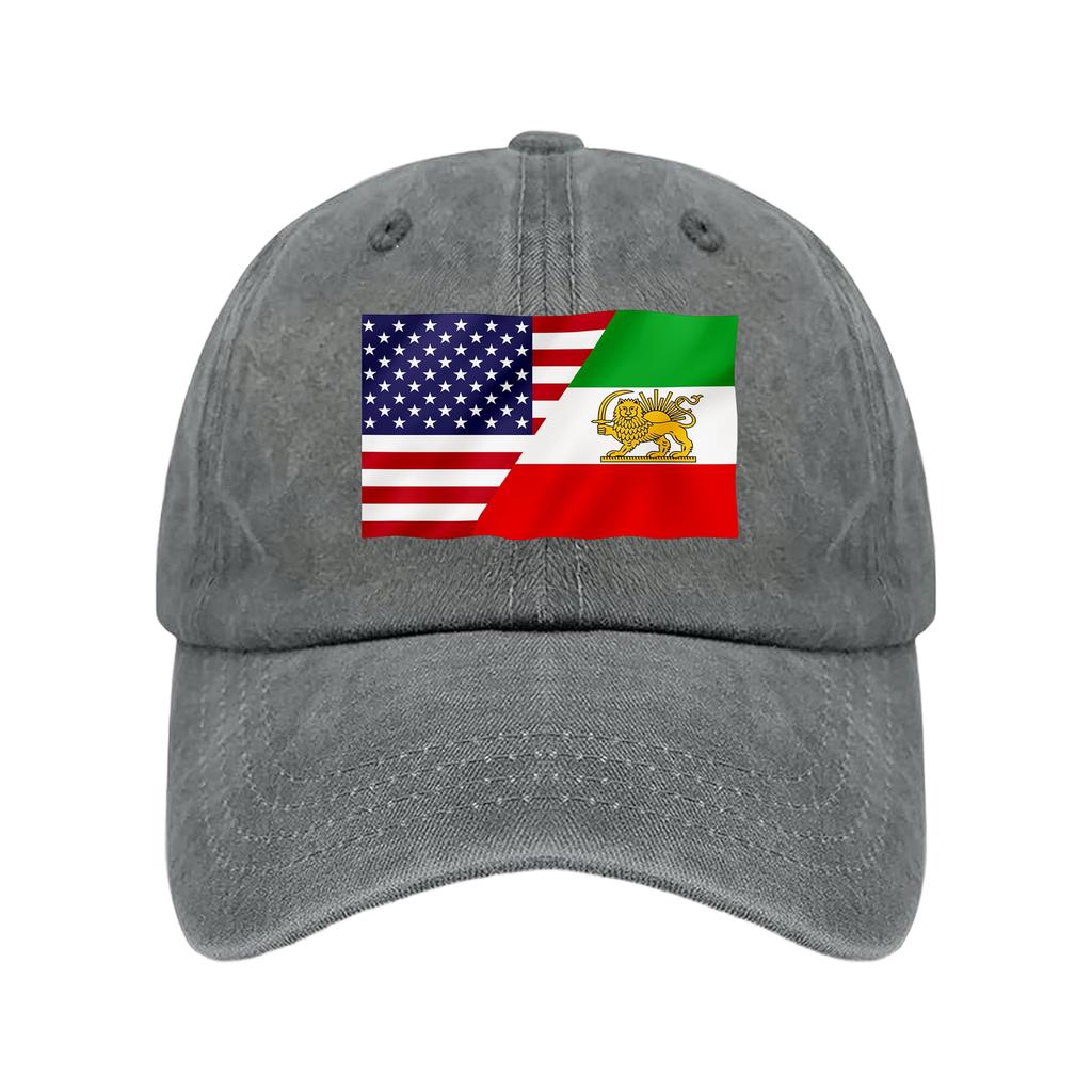 Fashion Print Baseball Cap, Fabric, Unique Design, Cross-border DirectShipping, In-stock & Ready To Ship