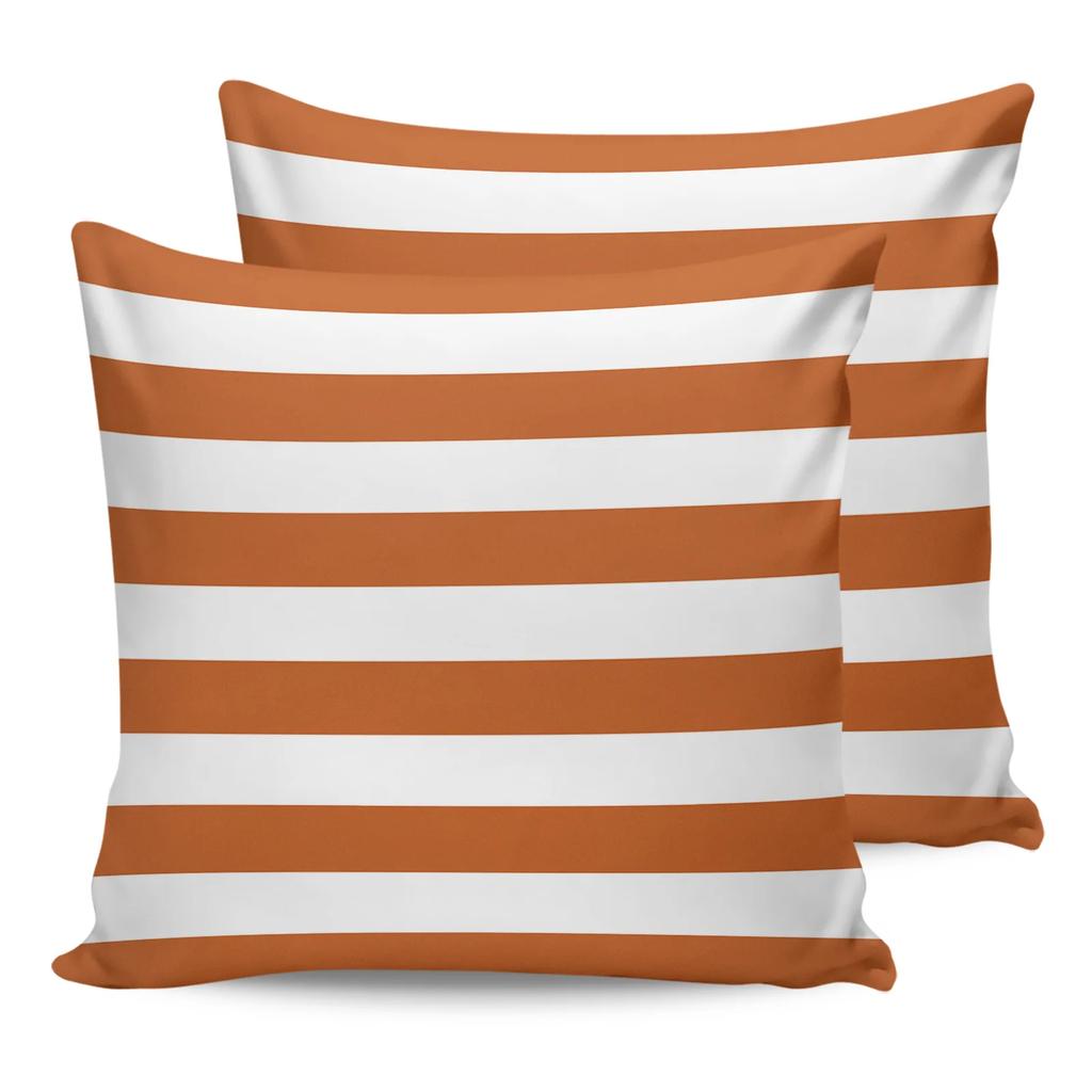 Navy Blue White Stripes Waterproof Pillow Cover Home Office Decoration Pillow Case Chair Sofa Cushion Cover