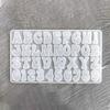 Letter Resin Casting Molds DIY Alphabet Number Casting Mold Jewelry Craft Tools
