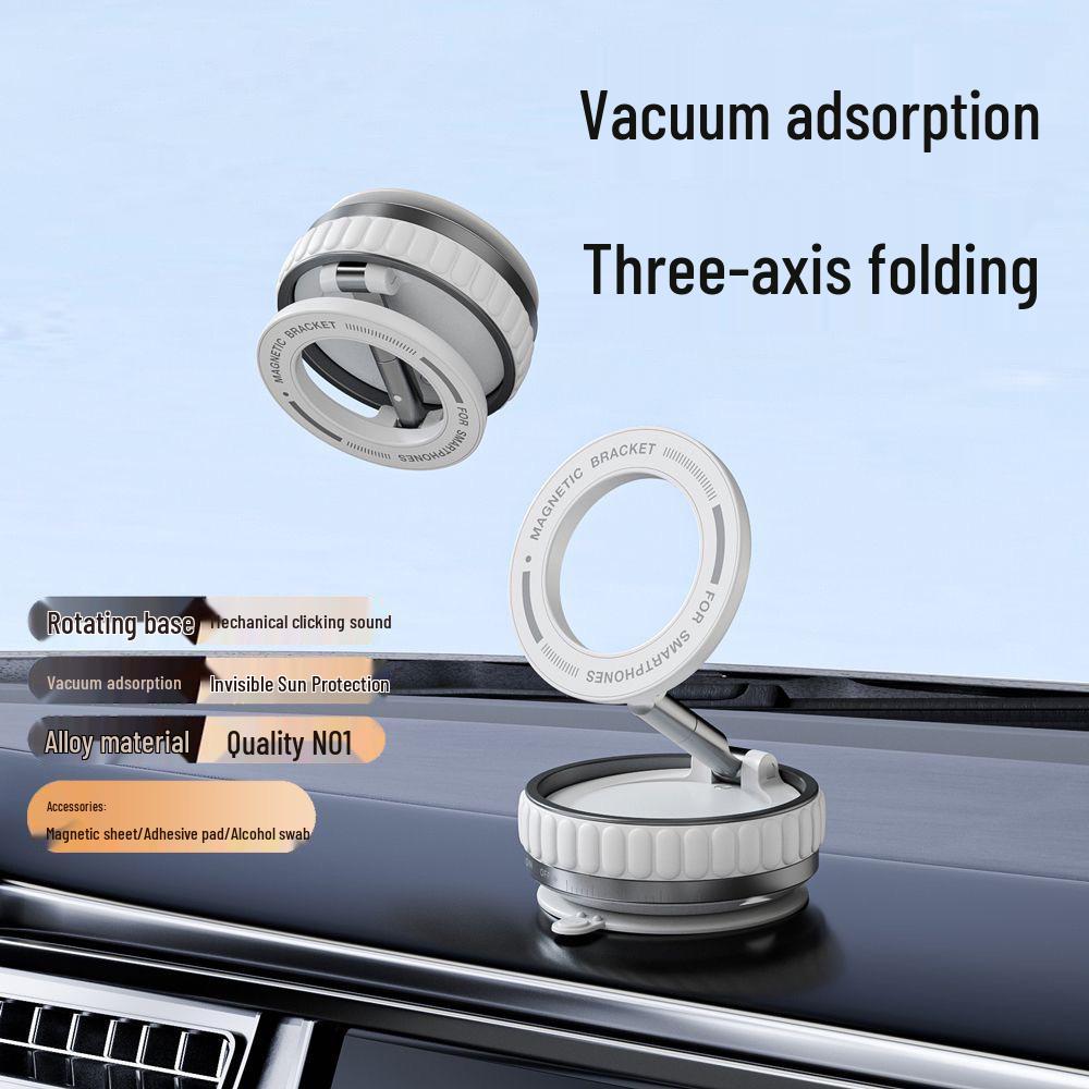 Magnetic Foldable Car Phone Holder with Strong Suction and Universal Fit