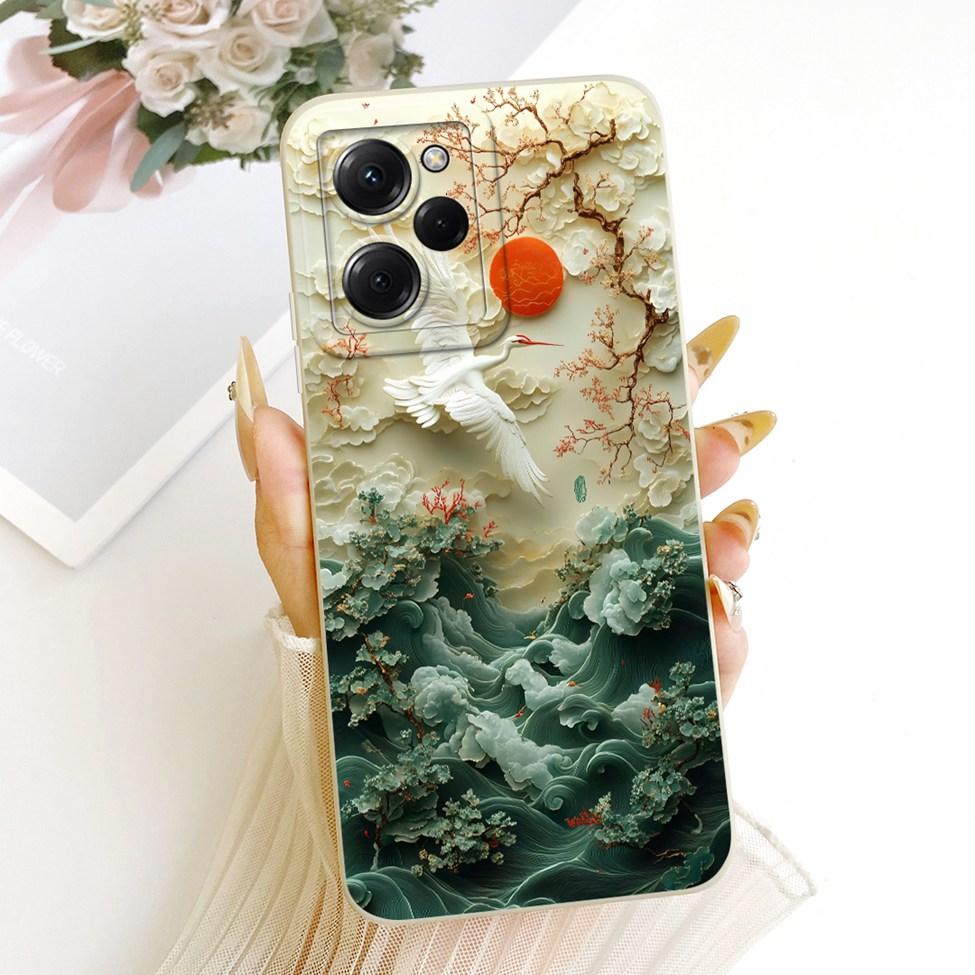 Casing For Xiaomi Poco X5 Pro 5G Cover Fashion Cartoon Cute Funny Painted Silicone Phone Case 22101320G 22101320I