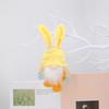 Easter Bunny Plush Toy Cute Rabbit Doll Soft Stuffed Animal for Home Decor Living Room Ornament Festive Party Decoration Hanging Pendant