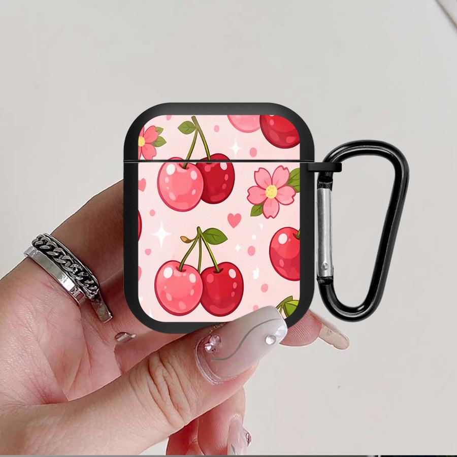 Earphone Cases Cover Case For Airpods 1 3 Pro Pro3 4 Pro2 2 Pink Cherries