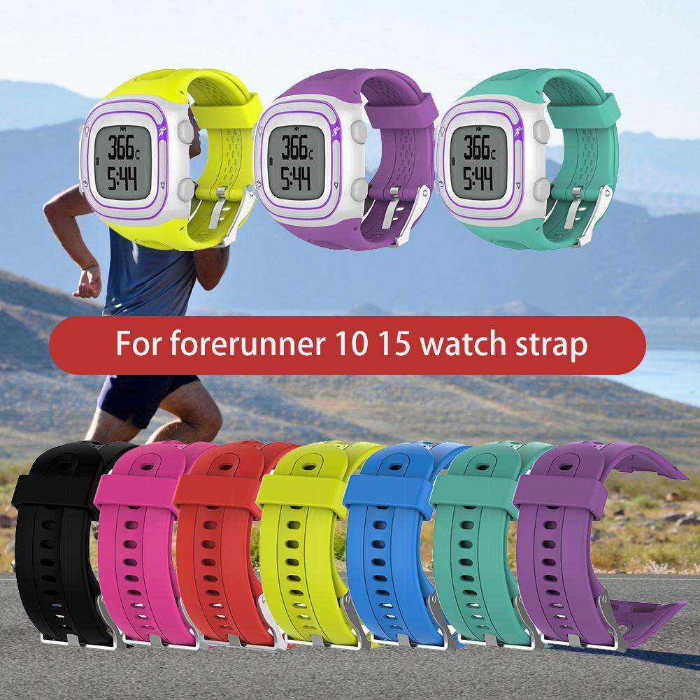 Replacement Strap Band for Garmin Forerunner 10 15 Smartwatch Men Sport Silicone Wristband Bracelet Accessory
