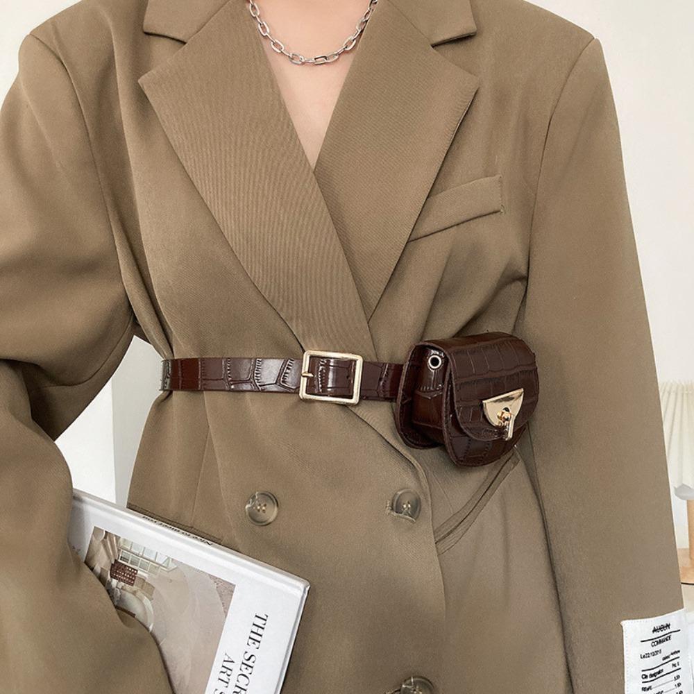 Key Case Leopard Print Waist Pack Waterproof Belt Pouch Fashion Fanny Pack Belt  Unisex