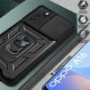 For Oppo A16 6.52 Case Car Magnetic Ring Shockproof Armor Phone Case for Oppo A16s A 16 S OppoA16 CPH2269 Stand Holder Cover