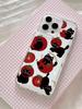Ins Lovely Tomato Black Cat Cartoon Phone Case For Samsung Galaxy A14 A15 S21 S22 S23 S24 FE Plus Ultra A25 A35 A52 A53 A54 A55