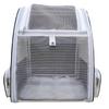 Sac à dos portable à double bandoulière pour chat - Sac de voyage pliable, tendance et de grande capacité pour animaux de compagnie