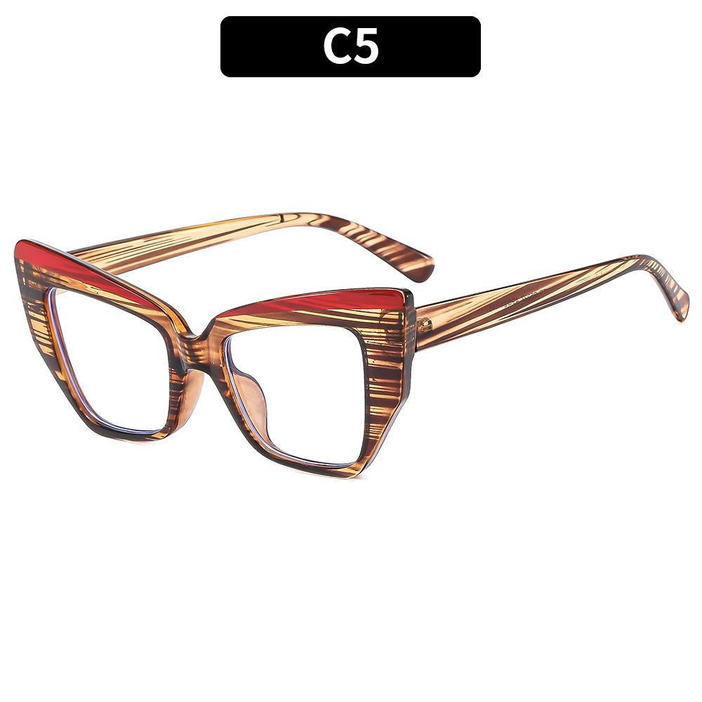 

Design Trendy Cat s Eye Extra Large Frame Photochromism Prescription Reading Eyeglasses Women Anti Blue Light Farsighted Eyeglasses 1.75