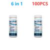 50/100PCS Water Quality Test Strip Multipurpose 7 In 1 Aquarium Test Strips Water pH Test Tools for Fish Tank Swimming Pool