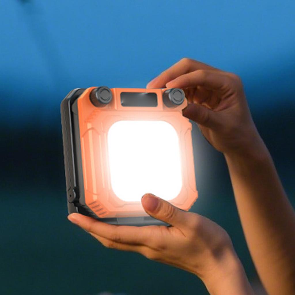 Camping Lantern 3200mAh Magnetic Flashlight Folding 3200mAh Lights For Camping With LCD Display For Outdoor Patio Tent Porch
