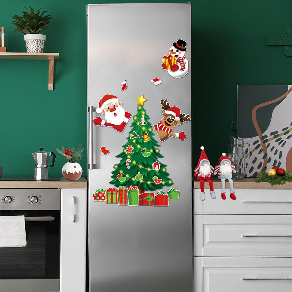 Christmas Fridge Magnets Funny Holiday Cute Refrigerator Magnets Christmas Decor For Whiteboard Kitchen Cabinet Classroom Locker