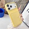 Solid Color Lychee Grain PU Leather Wallet Case For iPhone 12 13 14 15 16 17 Pro Max Luxury Card Slot Hard Protective Back Cover