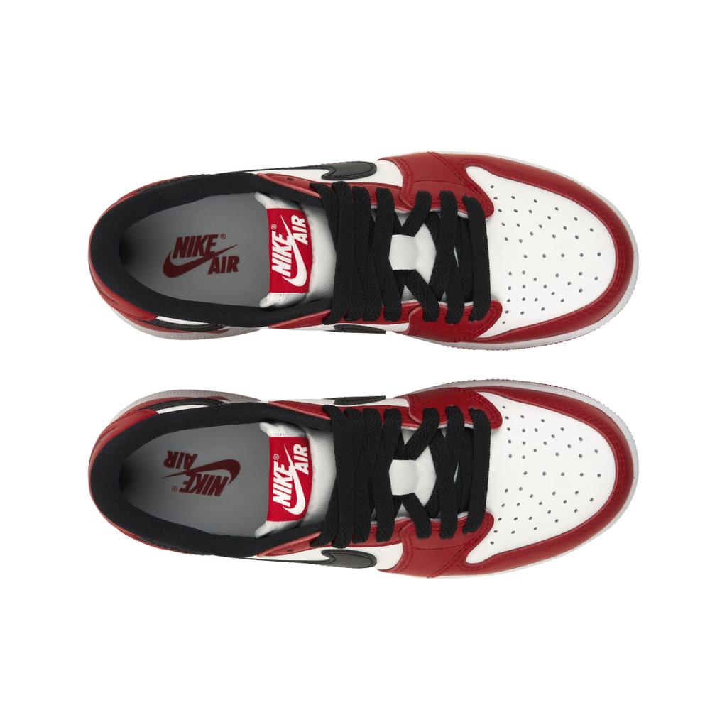 Air Jordan 1 Retro Low OG GS Chicago 2025 Chaussures pour Enfants Rouge Rouge Varsity Noir HQ6999-600