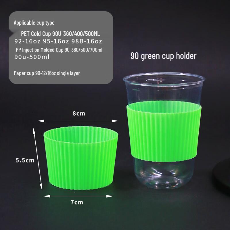 Hanyou Disposable Plastic Milk Tea Cup Sleeves