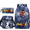 Dragon ball dragon ball three-piece set animation periphery new pencil case set leisure student backpack