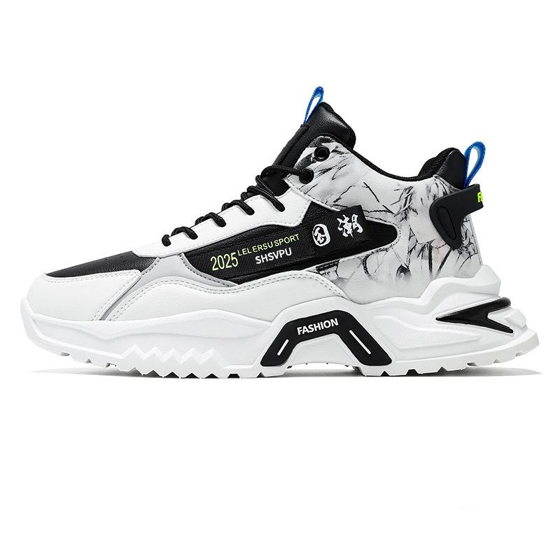 Hohe Winter 22 neue Outdoor-Freizeitschuhe, jugendliche Sport-Dicke-Sohle-Höhenwachstum Papa Trendschuhe