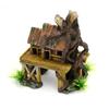Practical-Aquarium Decoration Artificial Fish Reptile House Shelter Fish Tank Landscaping Resin Building Ornaments Decor