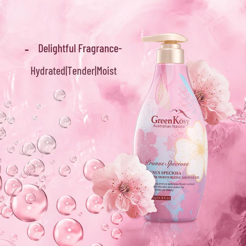 GreenKosy Cherry Blossom Hydrating Shower Gel