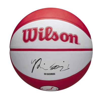 Wilson Krepšinis NBA ŽAIDĖJAS VIETINIS HACHIMURA Žaidėjas Vietinis WZ4007101XB7 Dydis Skersmuo (7 dydžio kamuolys, Hachimura) Vyriški 7/ apytiksl.. 24,5cm RAUDONA/JUODA