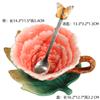 Creative Flower Ceramic Cup with Saucer Spoon Coffee Cup Set Flower Tea Cup Water Cups Tea Mug Milk Mug Decorative Cups Gift