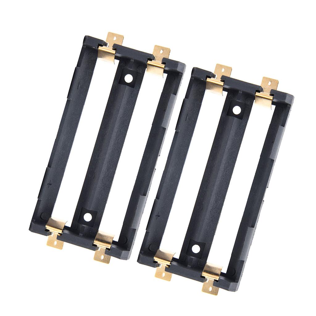 2 Stück 2 Batterien Halterbox Aufbewahrungskoffer für SMD 18650 DIY Lade-Stromversorgung