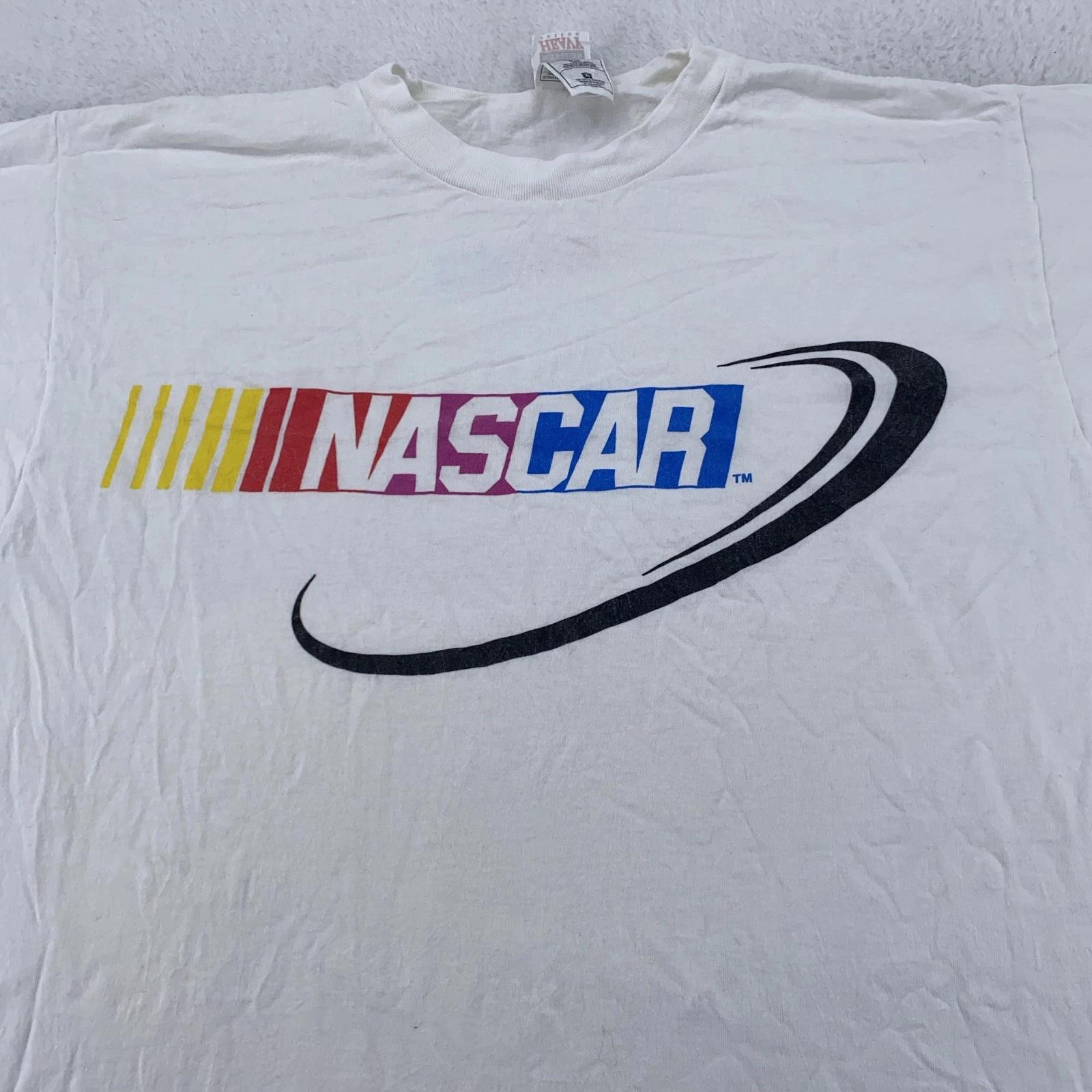 Vintage 90s NASCAR Shirt Mens Large/XL Motorsports Racing 3M Sponsor 3XL