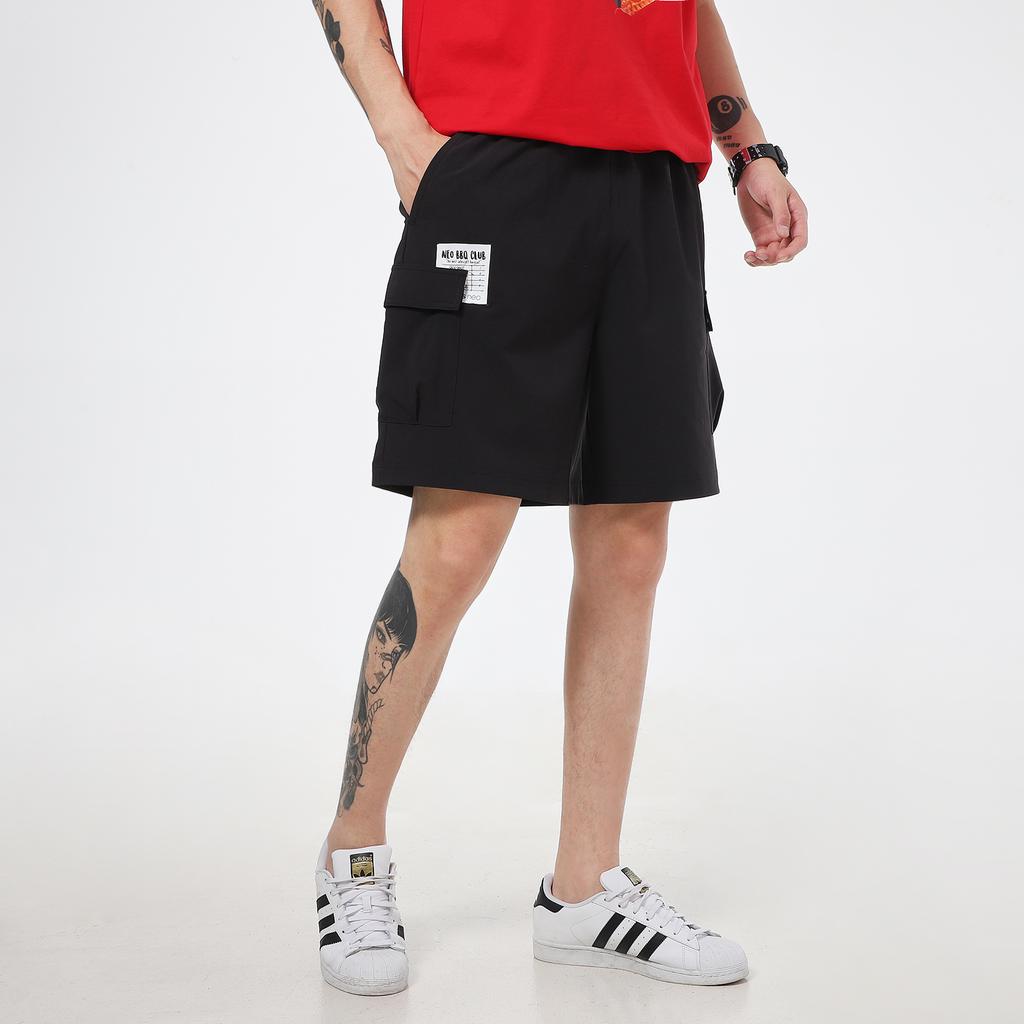 Adidas Neo Casual Sports Cargo Shorts Men Shorts Black H61988