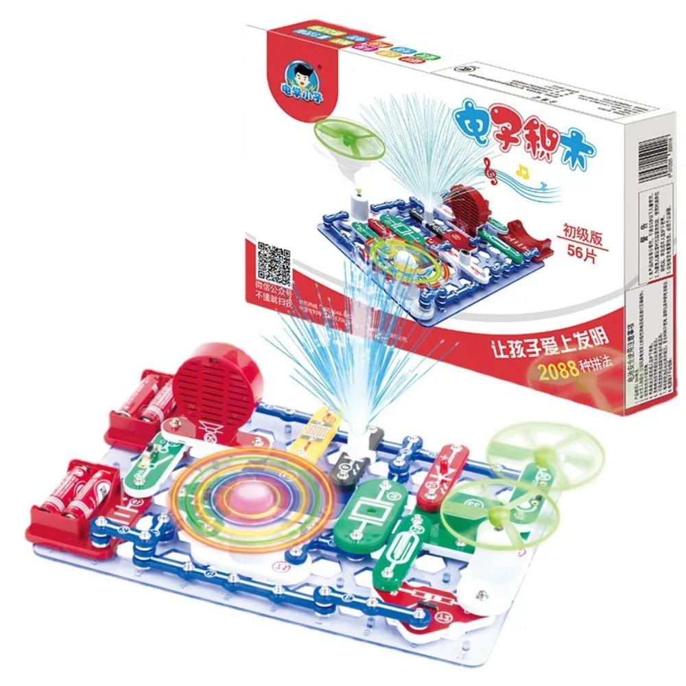 ANU Nuovo Circuito Blocco Elettronico Esperimento Scientifico Educativo Giocattoli Assemblati per Bambini Esplorazione Elettronica 8+